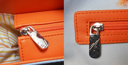 Furbabies Yorkshire Terrier Original Portrait Drawing Printed Canvas Medium Tote Bag