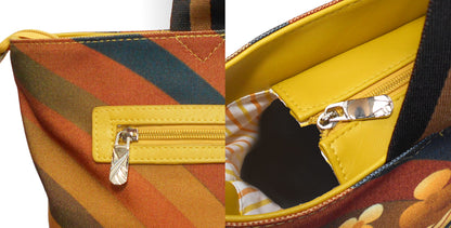 Furbabies Bengal cat Original Portrait Drawing Printed Canvas Large Tote Bag