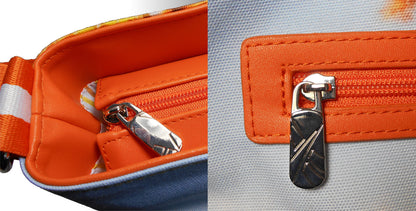 Furbabies Yorkshire Terrier Original Portrait Drawing Printed Canvas Large Shoulder Bag