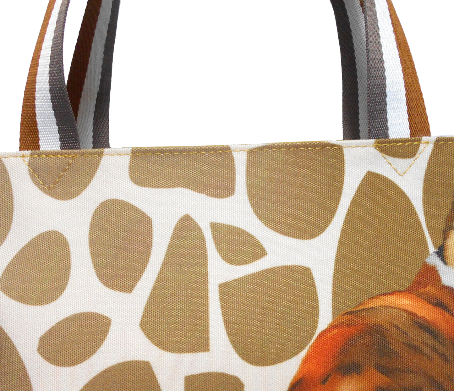 Furbabies Exotic Shorthair Original Portrait Drawing Printed Canvas Medium Tote Bag