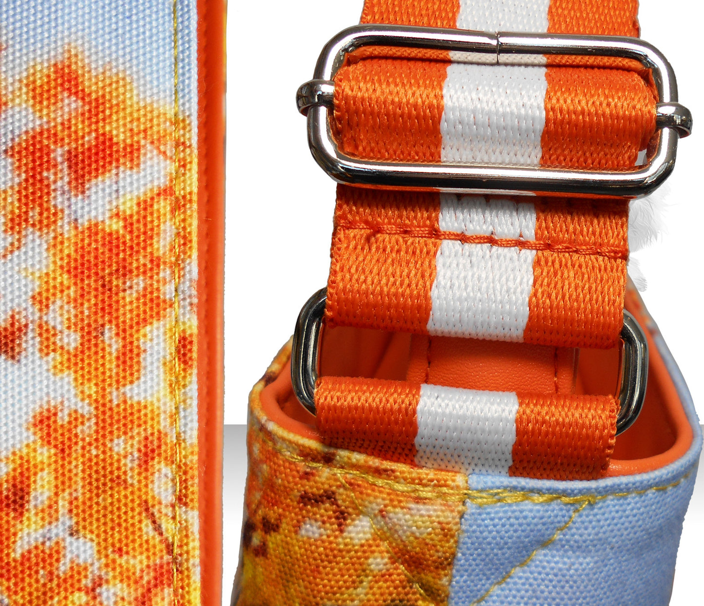 Furbabies Yorkshire Terrier Original Portrait Drawing Printed Canvas Medium Shoulder Bag