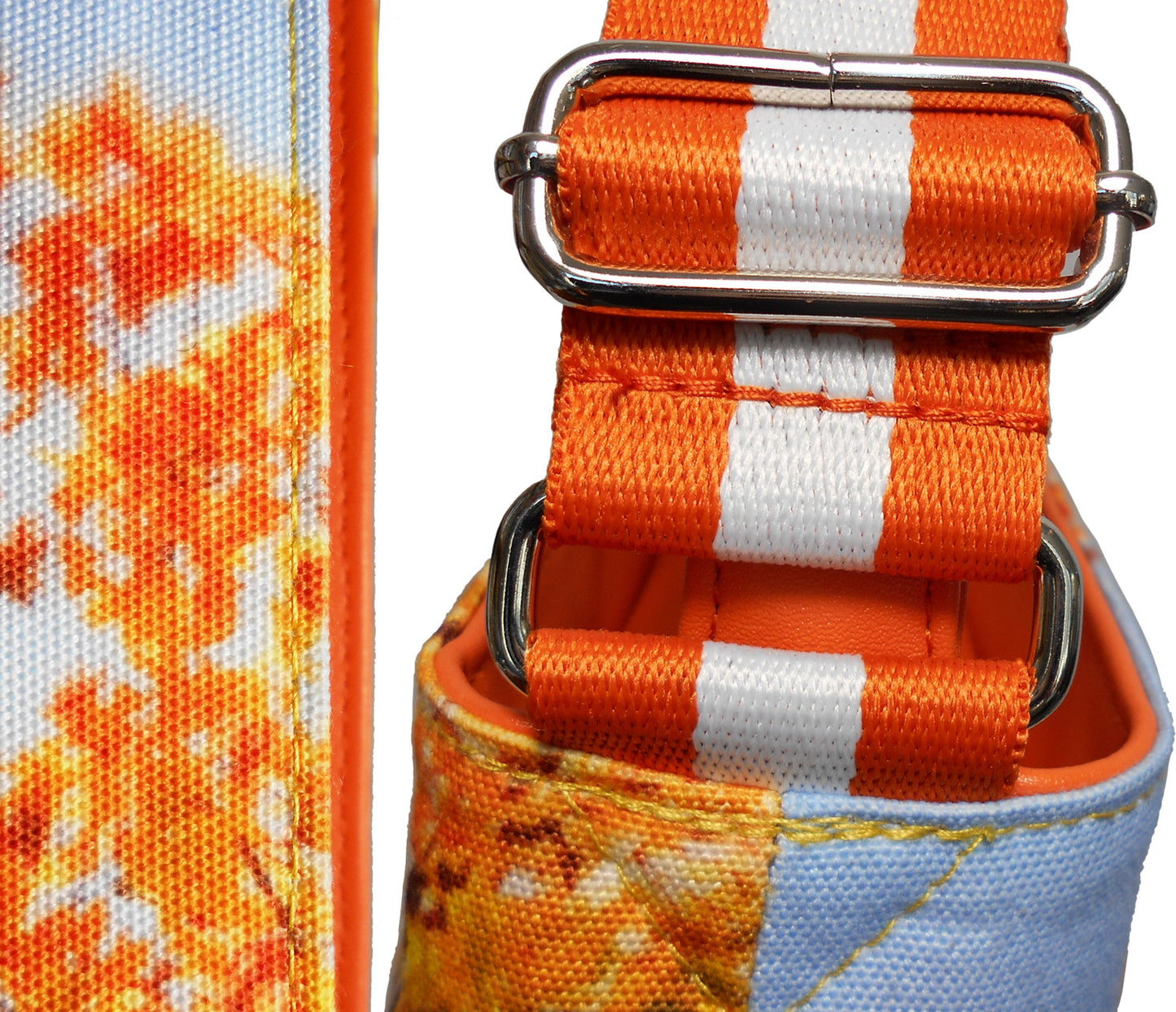 Furbabies Yorkshire Terrier Original Portrait Drawing Printed Canvas Large Shoulder Bag