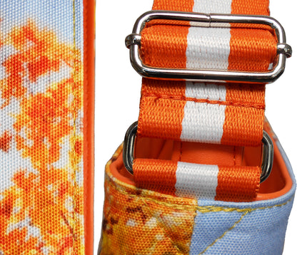 Furbabies Yorkshire Terrier Original Portrait Drawing Printed Canvas Large Shoulder Bag