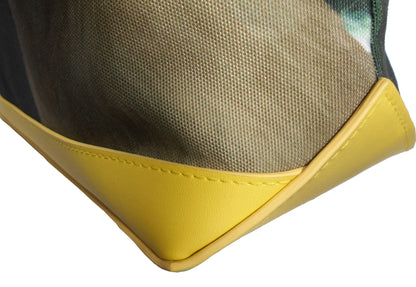 Furbabies Labrador Retriever Original Portrait Drawing Printed Canvas Large Tote Bag