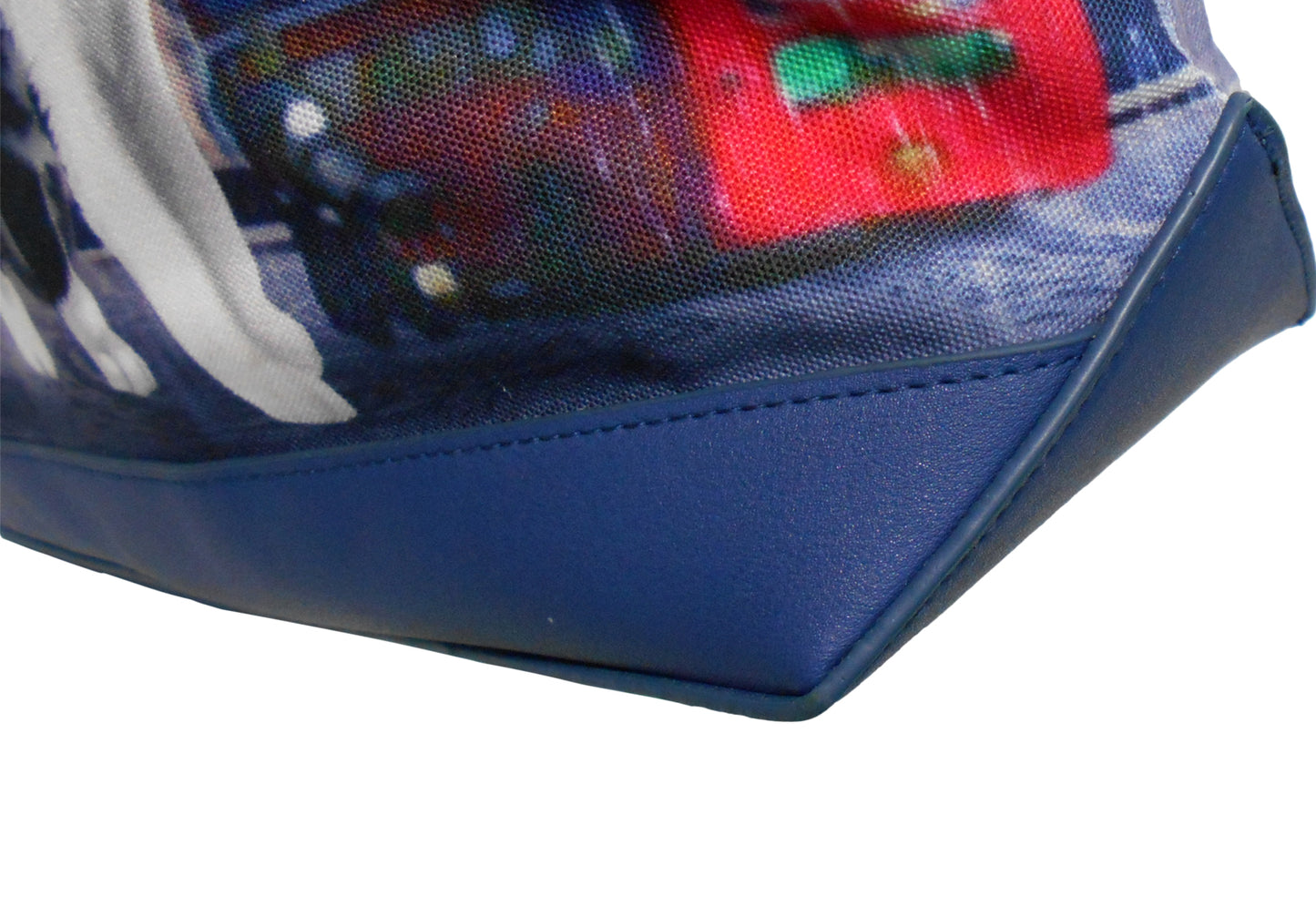 Furbabies British Shorthair Original Portrait Drawing Printed Canvas Large Tote Bag