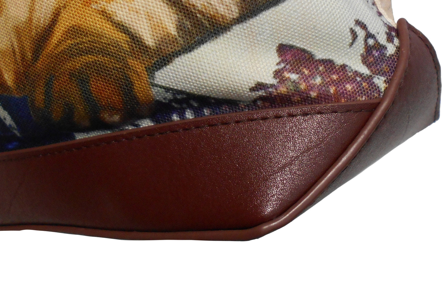 Furbabies Maine Coon Original Portrait Drawing Printed Canvas Medium Shoulder Bag