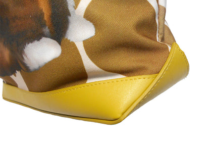 Furbabies Exotic Shorthair Original Portrait Drawing Printed Canvas Large Shoulder Bag