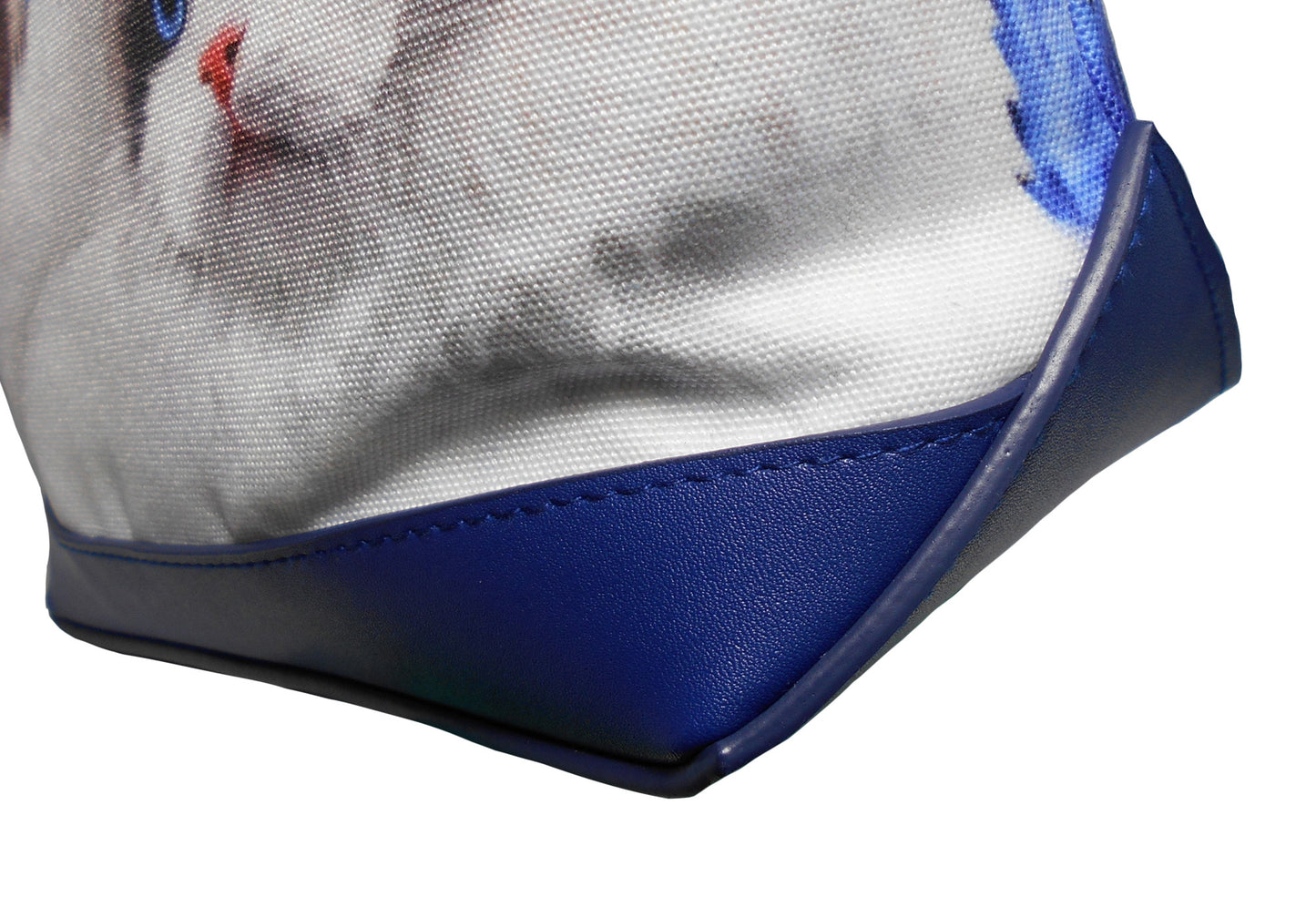 Furbabies Ragdoll Cat Original Portrait Drawing Printed Canvas Large Shoulder Bag