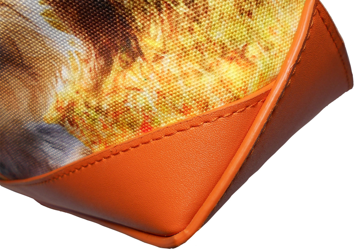 Furbabies Yorkshire Terrier Original Portrait Drawing Printed Canvas Medium Shoulder Bag