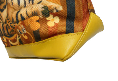 Furbabies Bengal cat Original Portrait Drawing Printed Canvas Medium Shoulder Bag