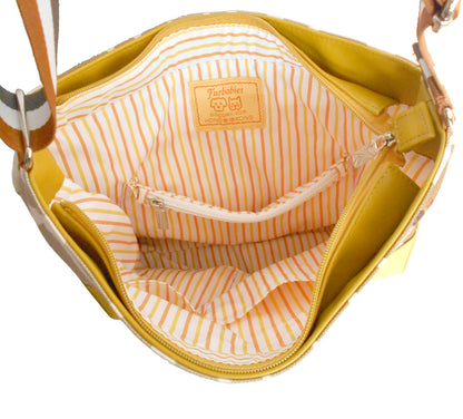 Furbabies Exotic Shorthair Original Portrait Drawing Printed Canvas Large Shoulder Bag