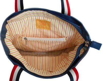 Furbabies British Shorthair Original Portrait Drawing Printed Canvas Medium Tote Bag