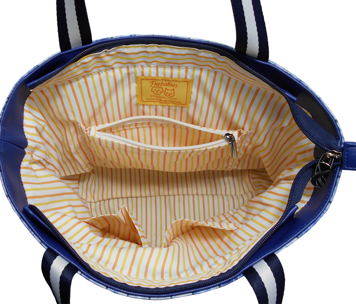 Furbabies Ragdoll Cat Original Portrait Drawing Printed Canvas Medium Tote Bag