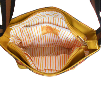 Furbabies Bengal cat Original Portrait Drawing Printed Canvas Medium Shoulder Bag