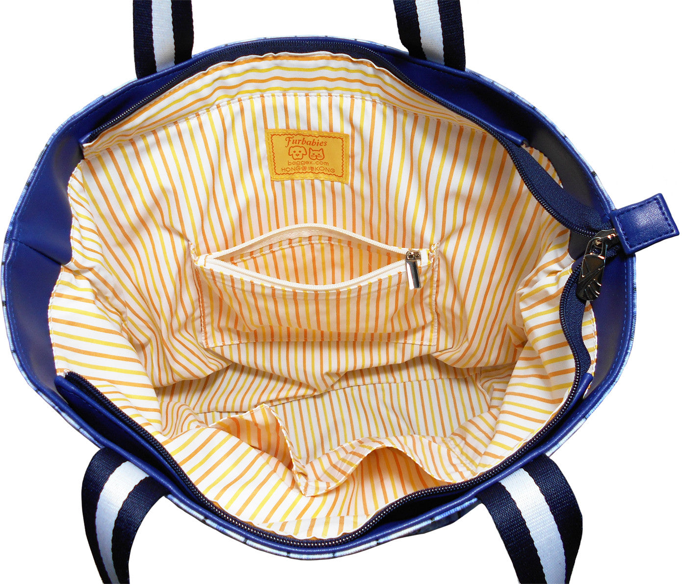 Furbabies Ragdoll Cat Original Portrait Drawing Printed Canvas Large Tote Bag