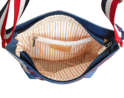 Furbabies British Shorthair Original Portrait Drawing Printed Canvas Medium Shoulder Bag