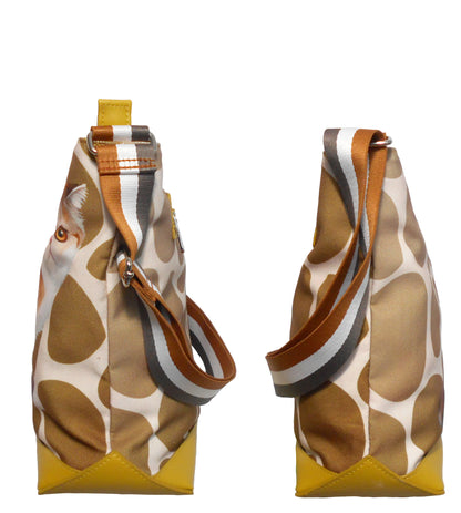 Furbabies Exotic Shorthair Original Portrait Drawing Printed Canvas Large Shoulder Bag