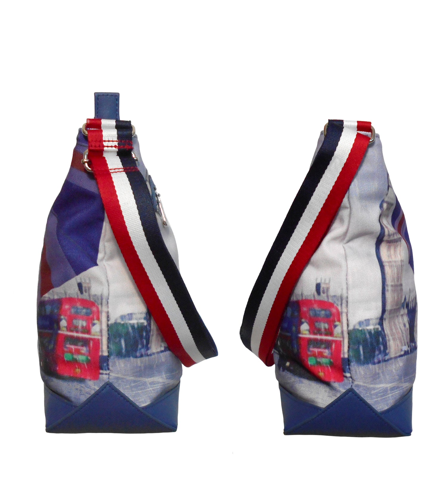 Furbabies British Shorthair Original Portrait Drawing Printed Canvas Large Shoulder Bag