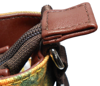 German Shepherd Original Portrait Drawing Printed Canvas Large Shoulder Bag