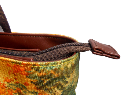 German Shepherd Original Portrait Drawing Printed Canvas Medium Tote Bag