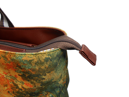 German Shepherd Original Portrait Drawing Printed Canvas Large Tote Bag