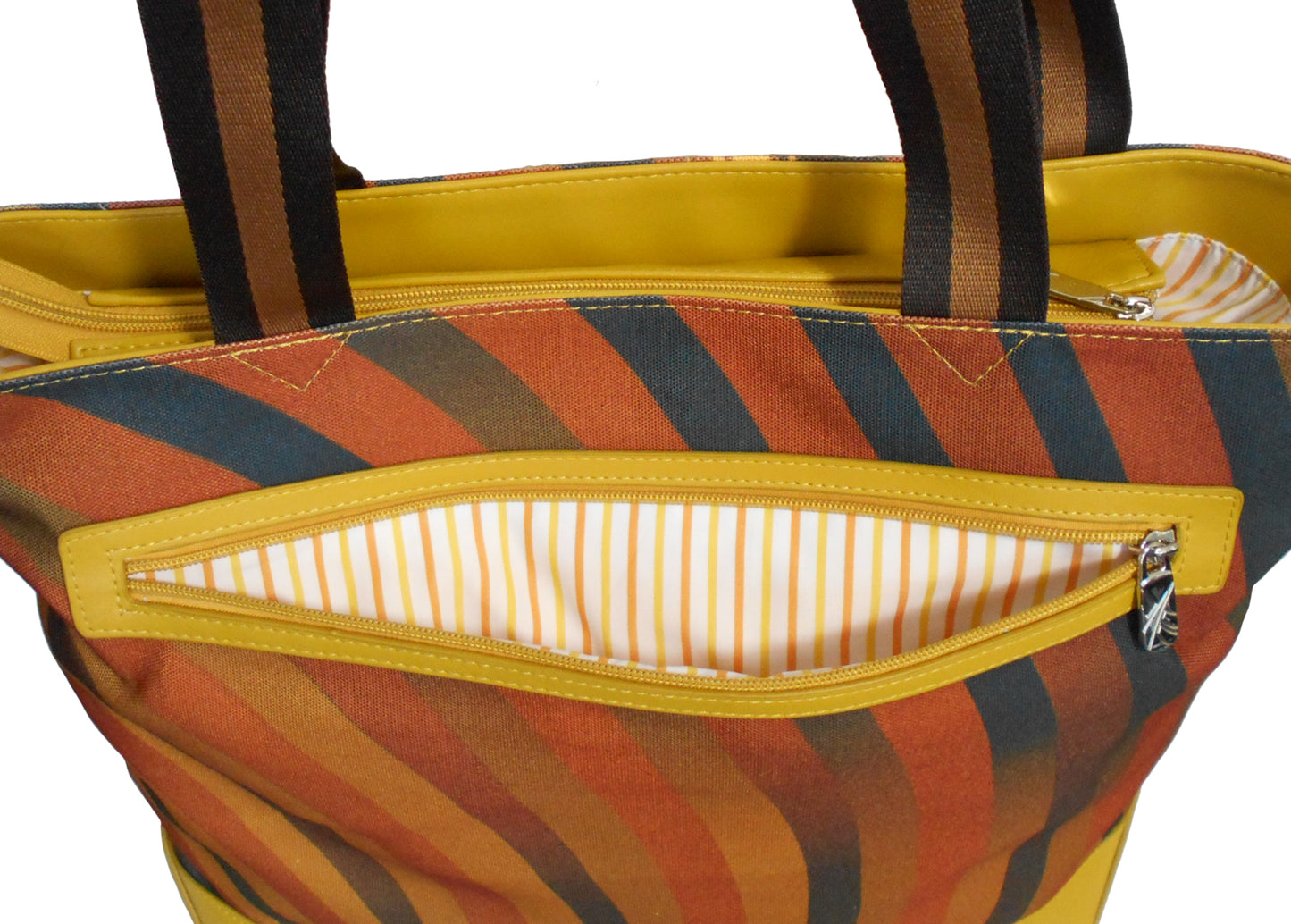 Furbabies Bengal cat Original Portrait Drawing Printed Canvas Large Tote Bag