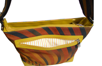 Furbabies Bengal cat Original Portrait Drawing Printed Canvas Large Shoulder Bag