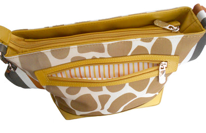 Furbabies Exotic Shorthair Original Portrait Drawing Printed Canvas Medium Shoulder Bag