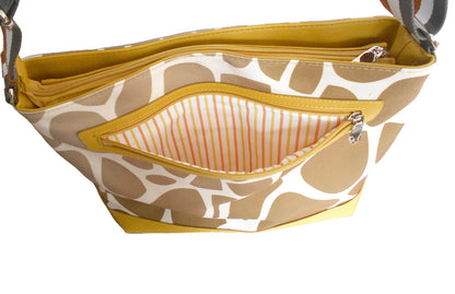 Furbabies Exotic Shorthair Original Portrait Drawing Printed Canvas Large Shoulder Bag