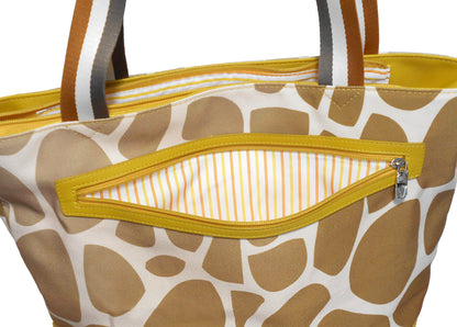 Furbabies Exotic Shorthair Original Portrait Drawing Printed Canvas Large Tote Bag